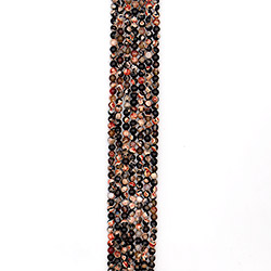 Фото товара агат "мозаика" шар цвет красный 6 мм