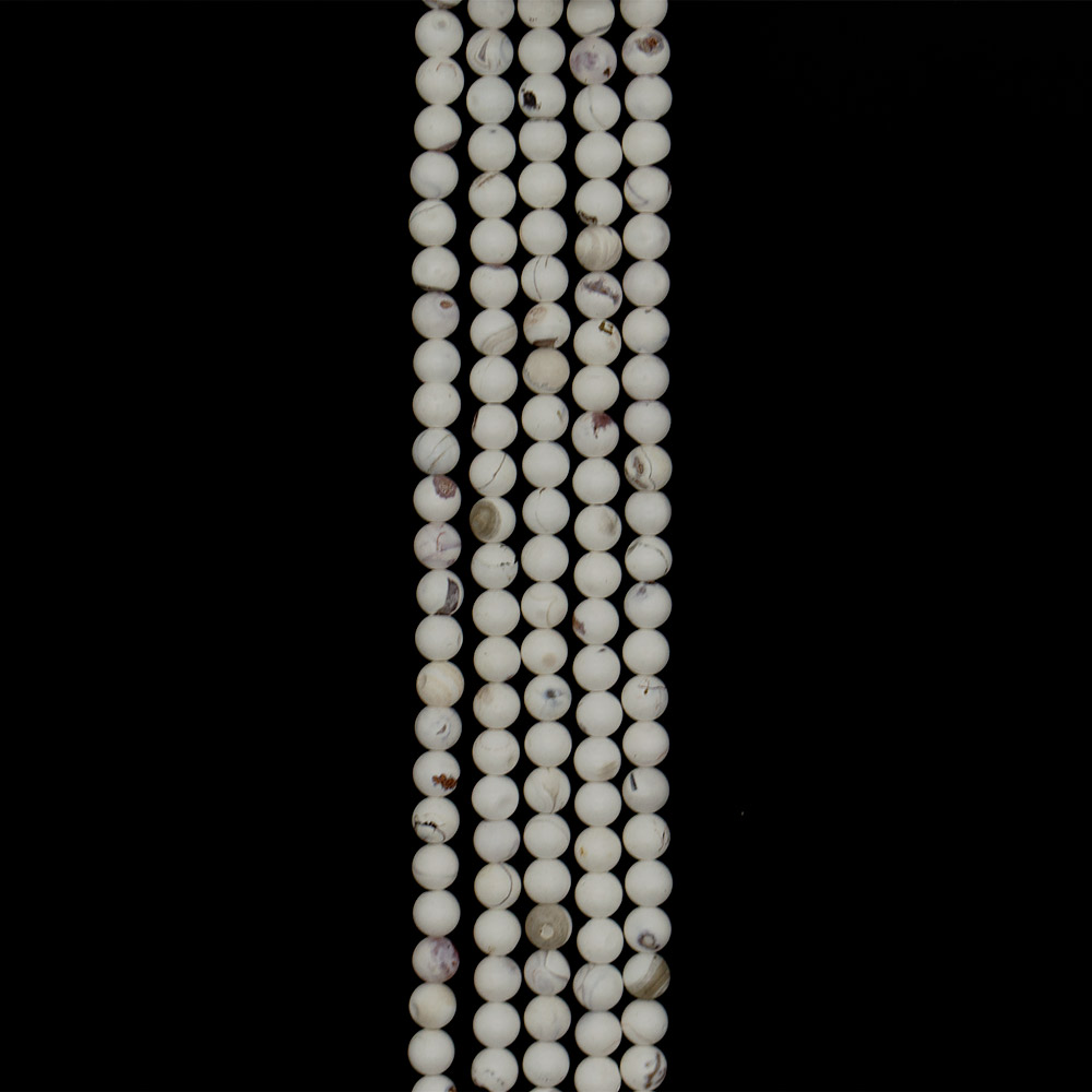 Фото товара агат "мозаика" шар цвет белый 10 мм