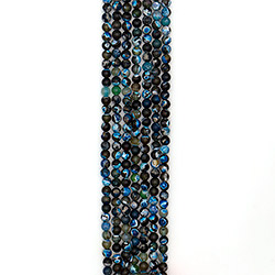 Агат "мозаика" шар цвет лазурный 8 мм