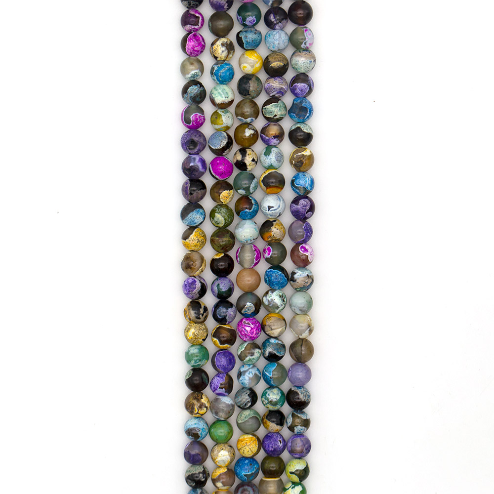 Фото товара агат "мозаика" шар микс цветов 12 мм