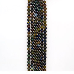 Агат шар цвет микс синий с зеленым 10 мм