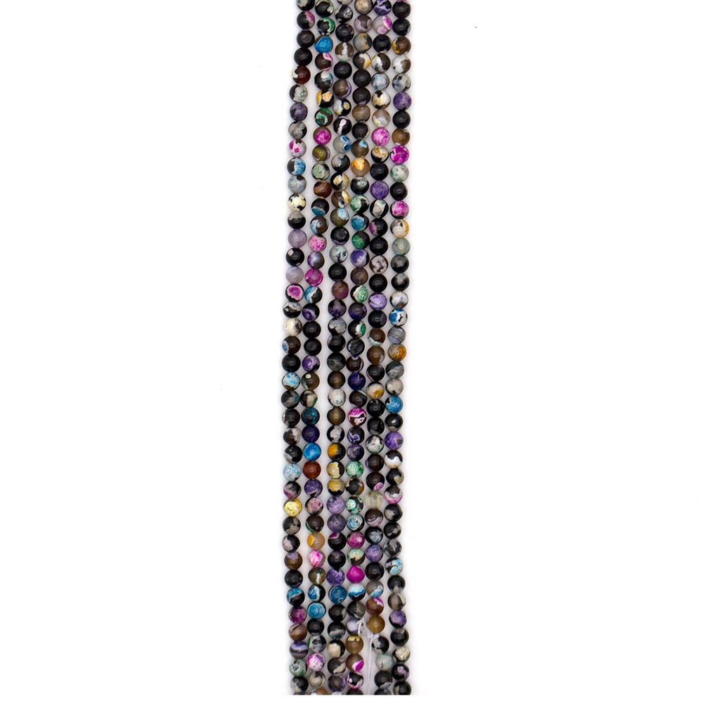 Фото товара агат "мозаика" шар микс цветов 6 мм