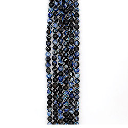 Агат "мозаика" шар цвет синий 10 мм