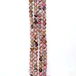 Агат "мозаика" шар цвет розовый 12 мм