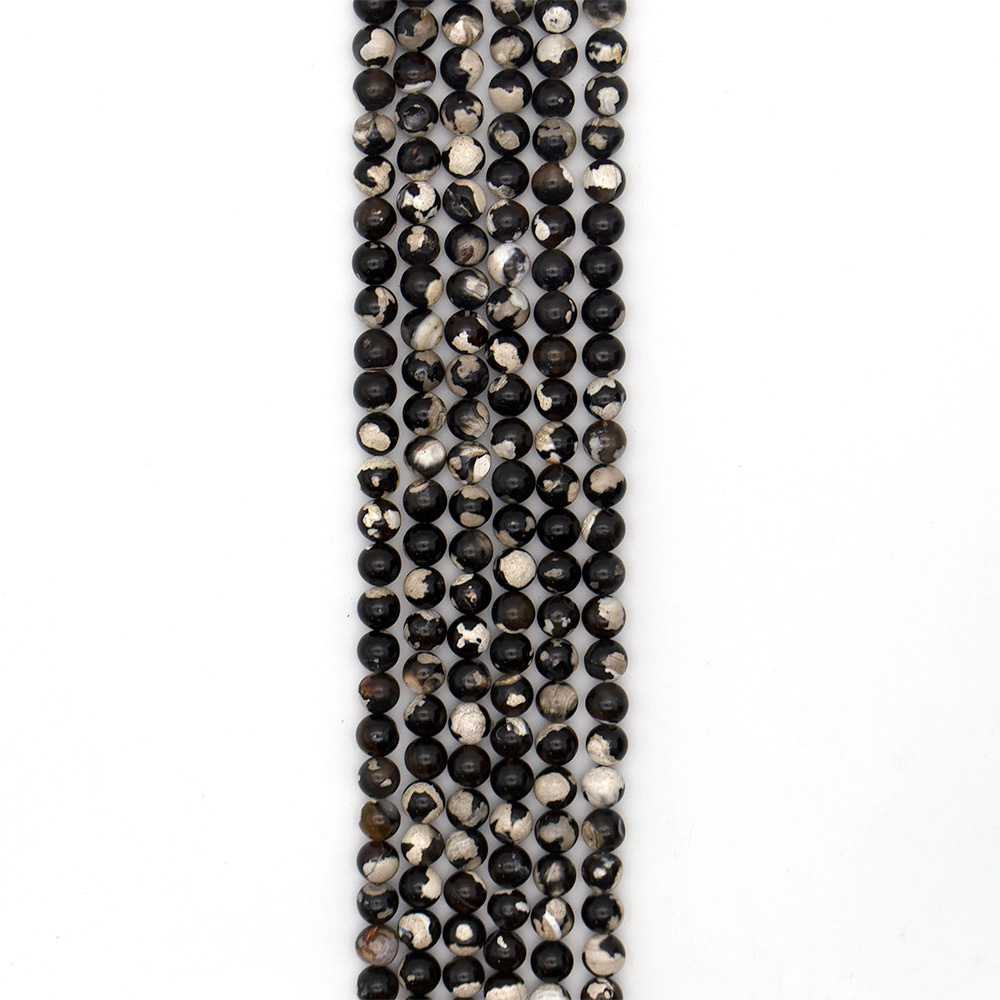 Фото товара агат "мозаика" шар цвет коричневый 10 мм