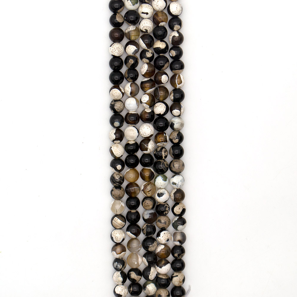 Фото товара агат "мозаика" шар цвет коричневый 12 мм