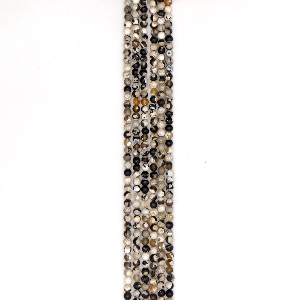 Фото товара агат "мозаика" шар цвет коричневый 6 мм