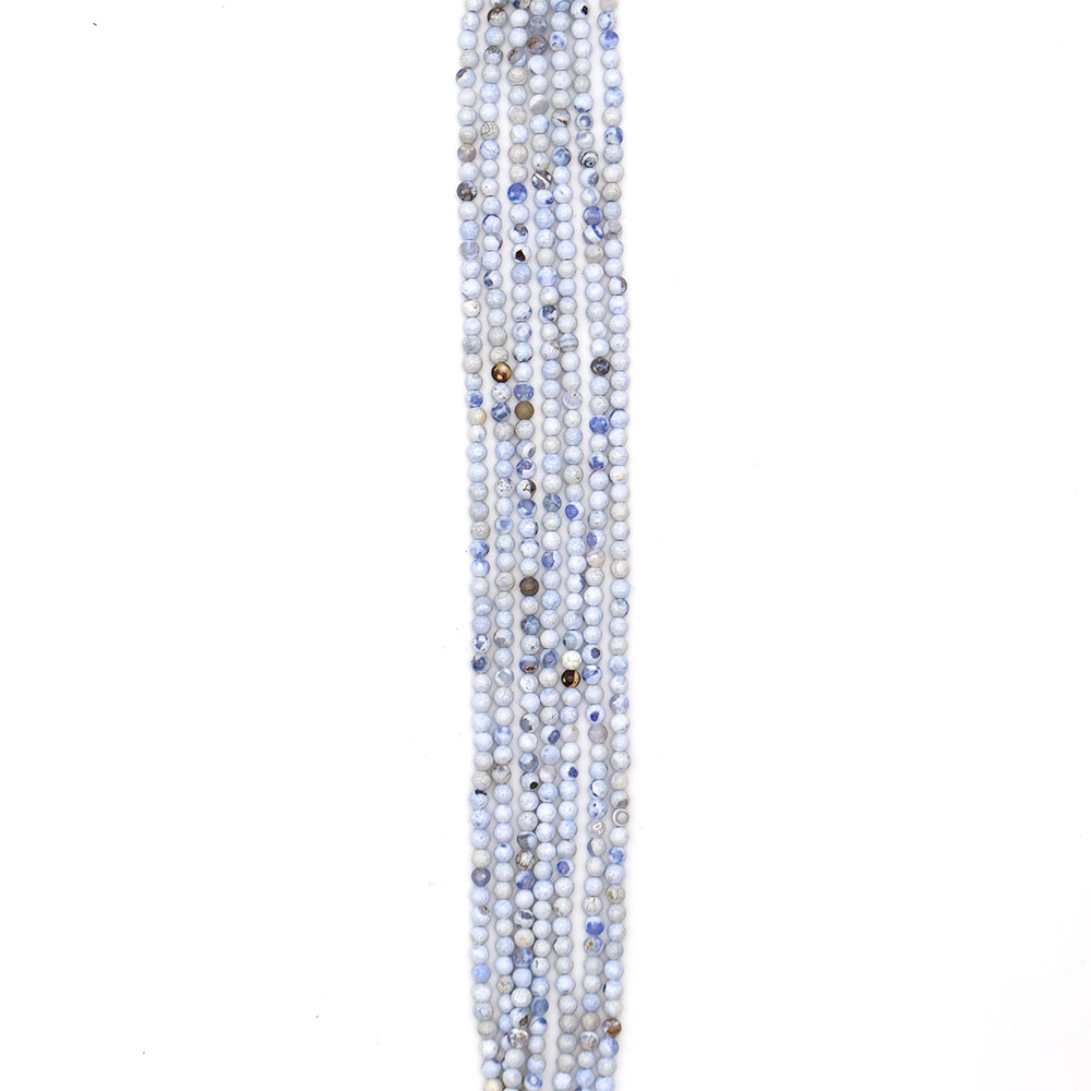 Фото товара агат "мозаика" шар цвет небесный 4 мм