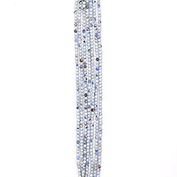 Агат "мозаика" шар цвет небесный 4 мм