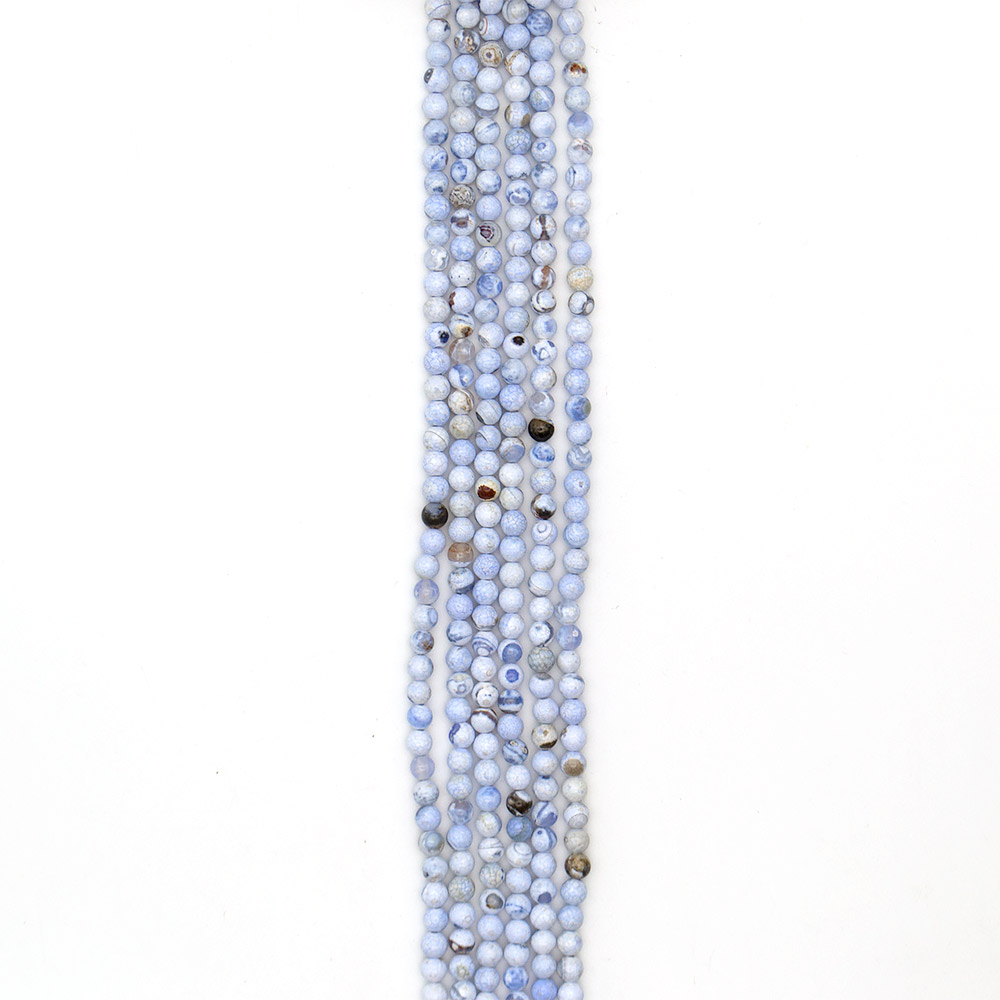 Фото товара агат "мозаика" шар цвет небесный 6 мм