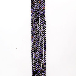 Агат "мозаика" шар цвет фиолетовый 6 мм