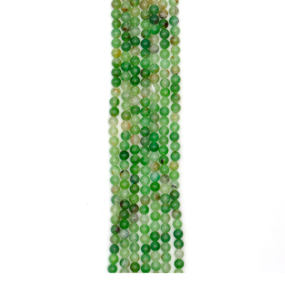 Фото товара агат кракле шар цвет зеленый 8 мм