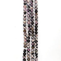 Агат "мозаика" шар цвет фиолетовый 12 мм