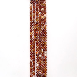 Агат "мозаика" шар цвет красно-белый 8 мм