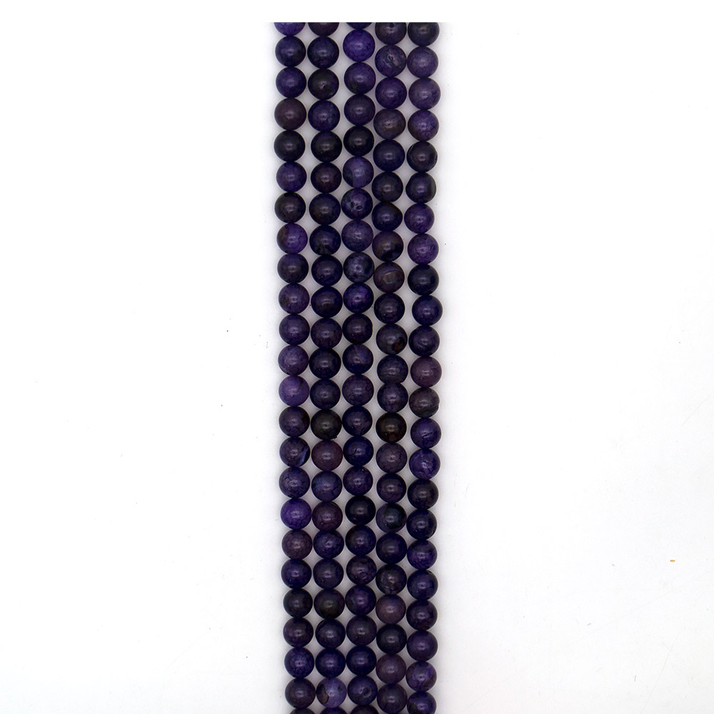 Фото товара агат кракле шар цвет фиолетовый 10 мм