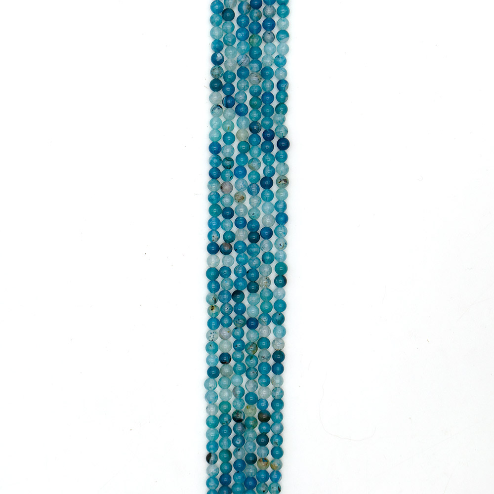 Фото товара агат кракле шар цвет сине-зеленый 6 мм