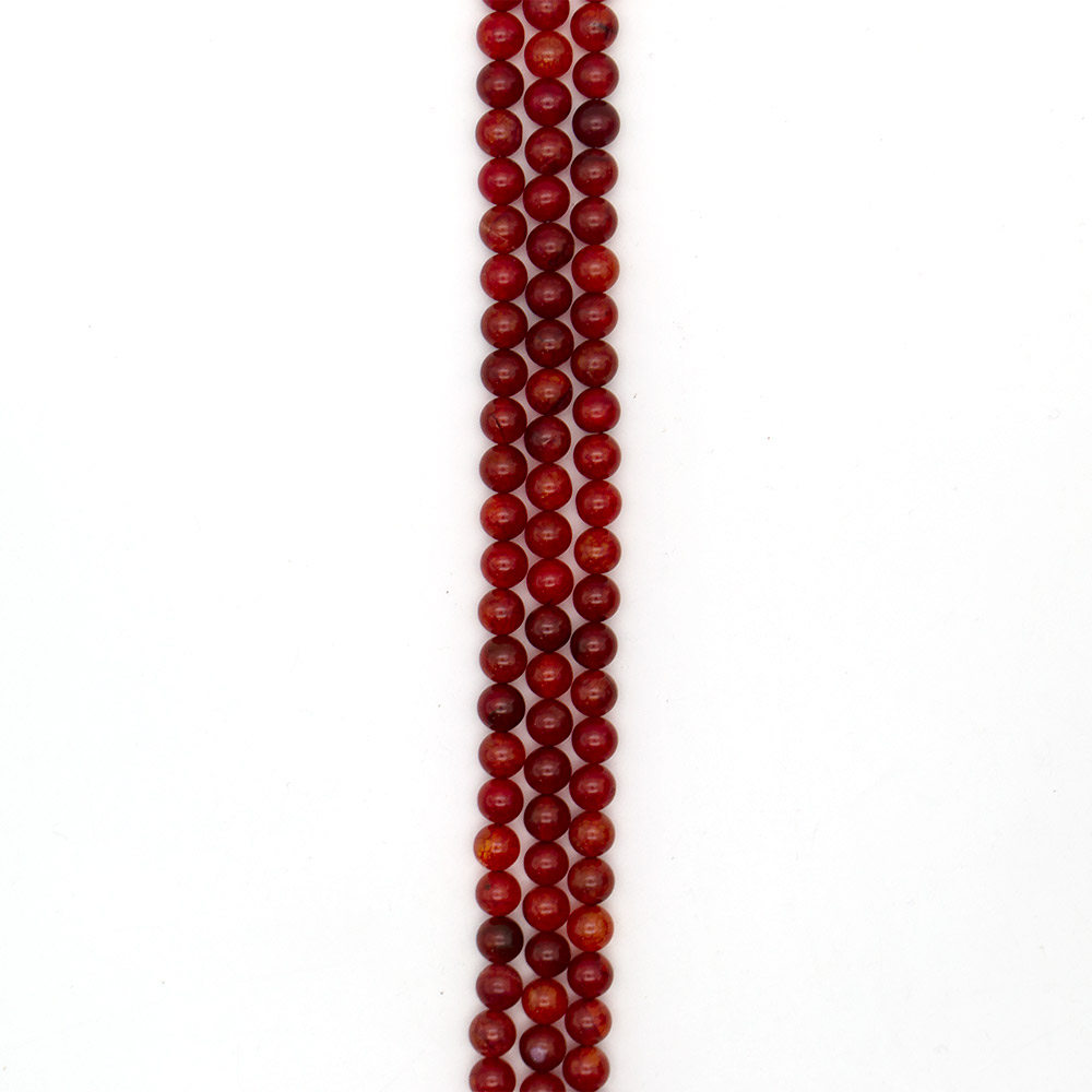 Фото товара агат кракле шар цвет коралловый 10 мм