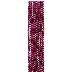 Агат кракле шар цвет фуксия 6 мм