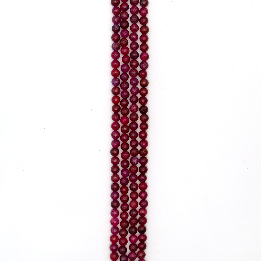 Фото товара агат кракле шар цвет арбузный 8 мм