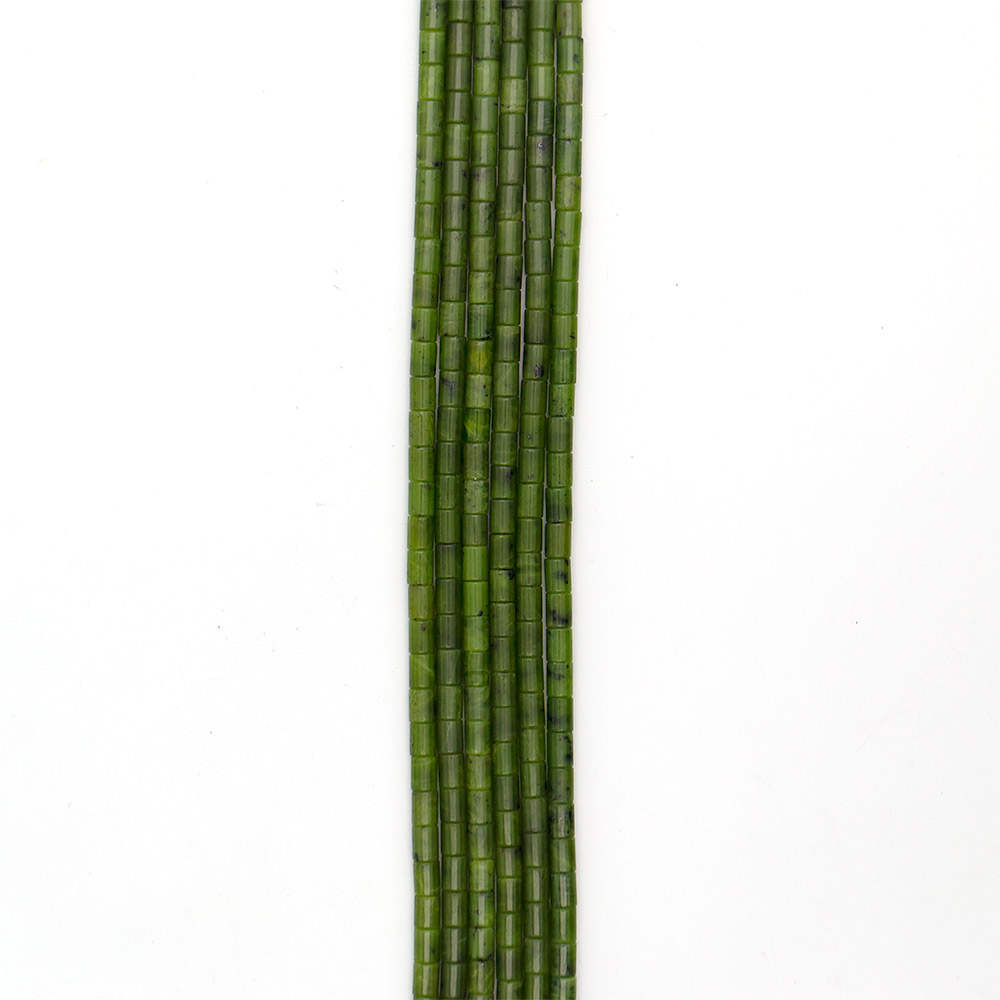 Фото товара нефрит цилиндр 6*8 мм