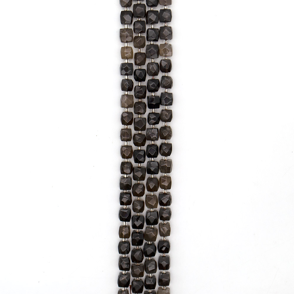 Фото товара раухтопаз кубик граненый 10 мм