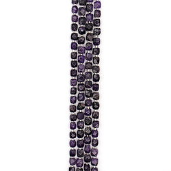 Аметист кубик граненый 10 мм