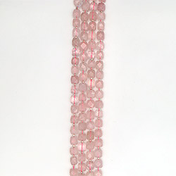 Розовый кварц кубик граненый 10 мм
