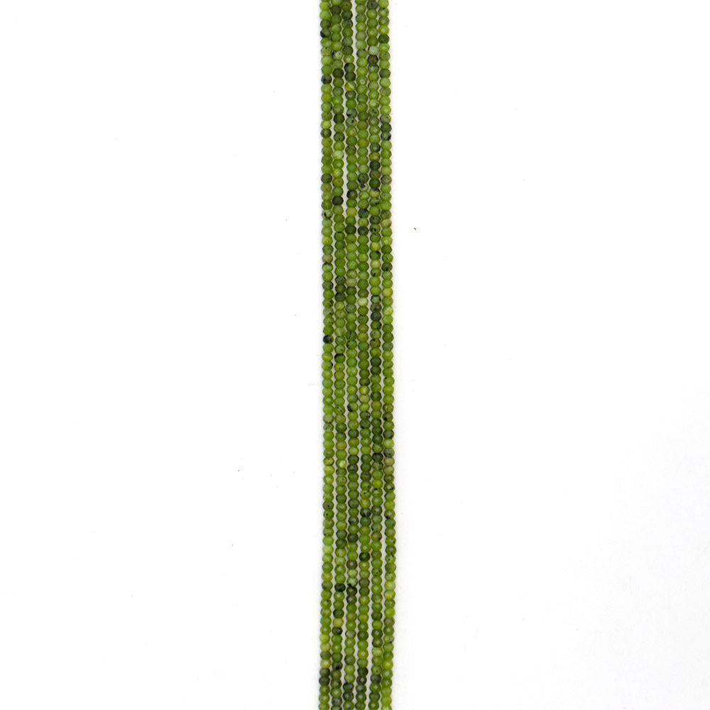 Фото товара нефрит рондоль граненый 4*3 мм