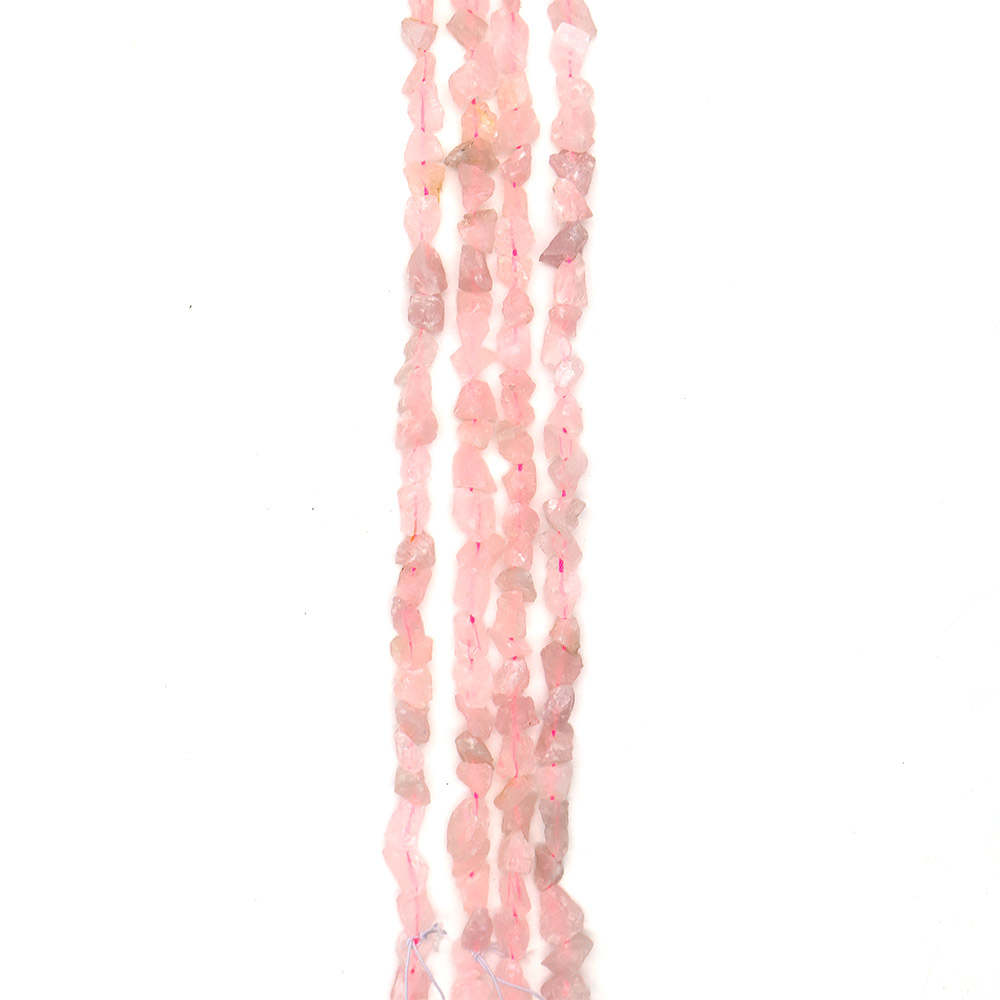 Фото товара розовый кварц крошка необработанная 15*10 мм