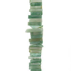 Авантюрин зеленый натура пластины на увеличение от 32*10 до 53*10 мм