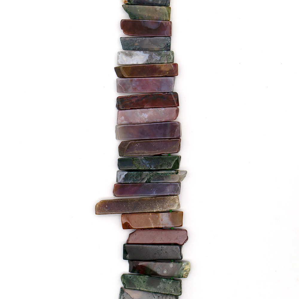 Фото товара микс агат,яшма,халцедон пластины на увеличение от 32*10 до 53*10 мм