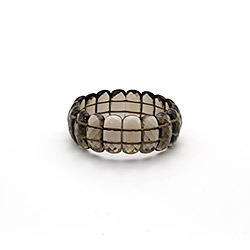 Браслет из раухтопаза 25*13 мм грань