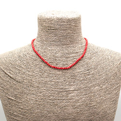 Бусы-чокер из коралла натуры 4 мм