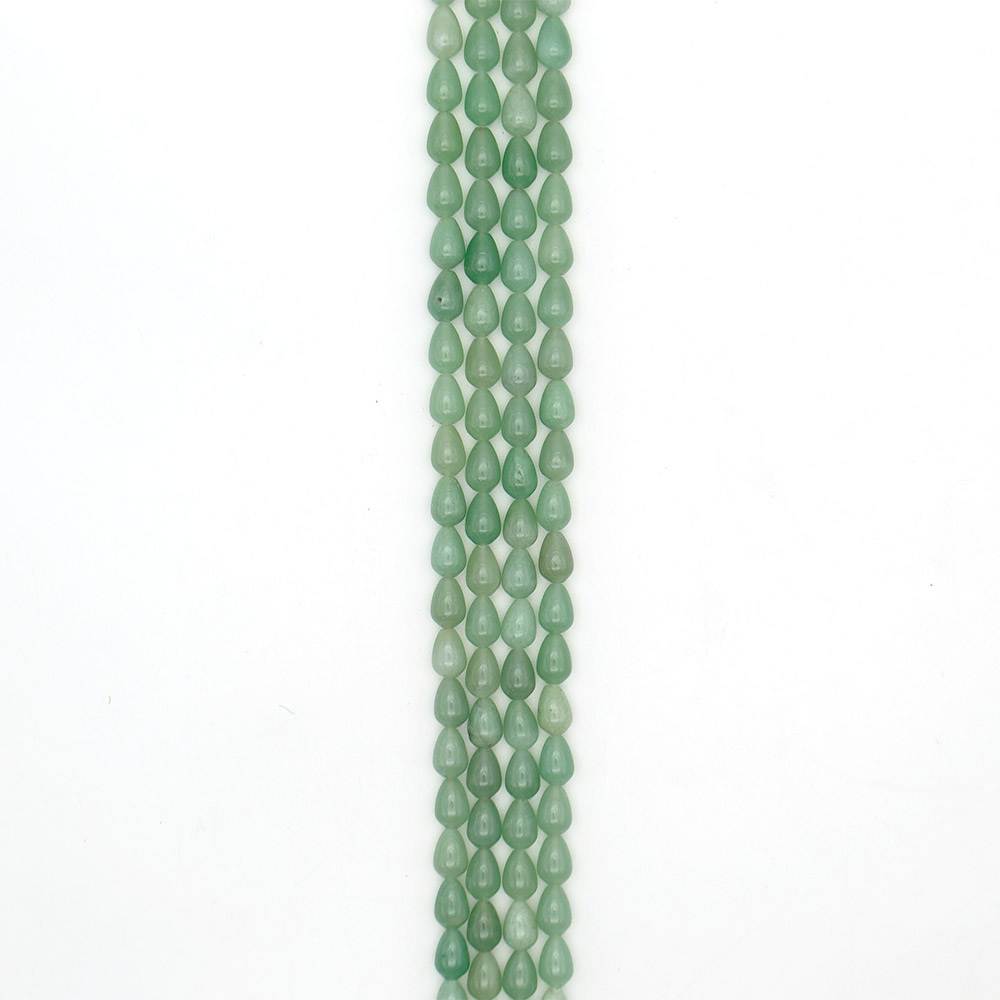 Фото товара авантюрин зеленый натура капля 12*8 мм