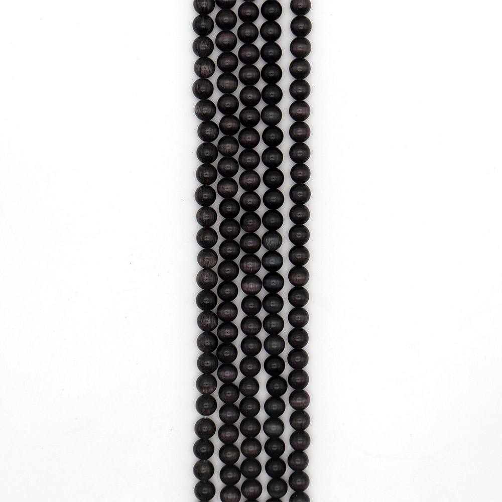 Фото товара кошачий глаз имитация шар цвет черный 10 мм