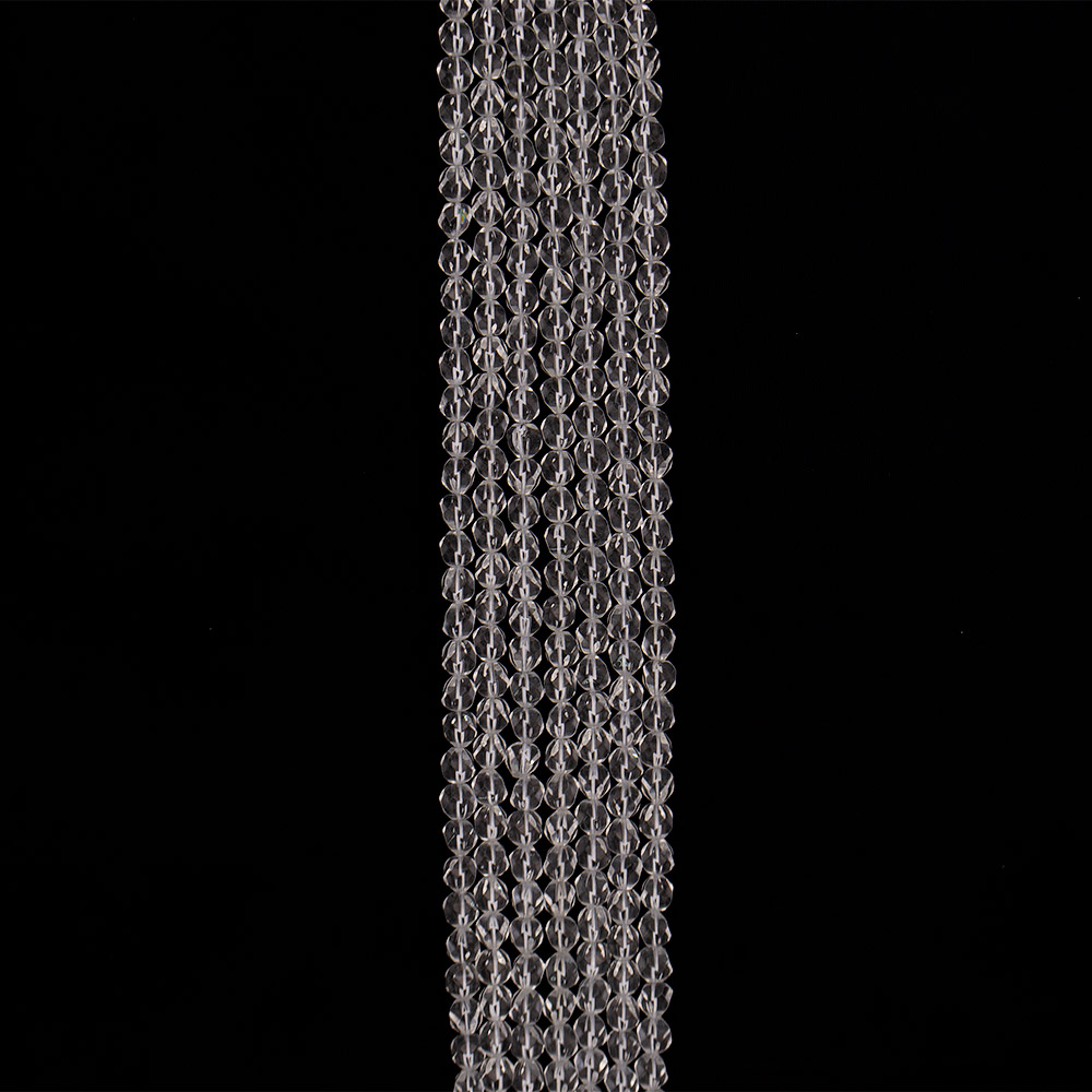 Фото товара горный хрусталь крупная грань 8 мм