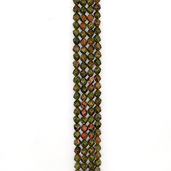 Яшма унакит крупная грань 10 мм