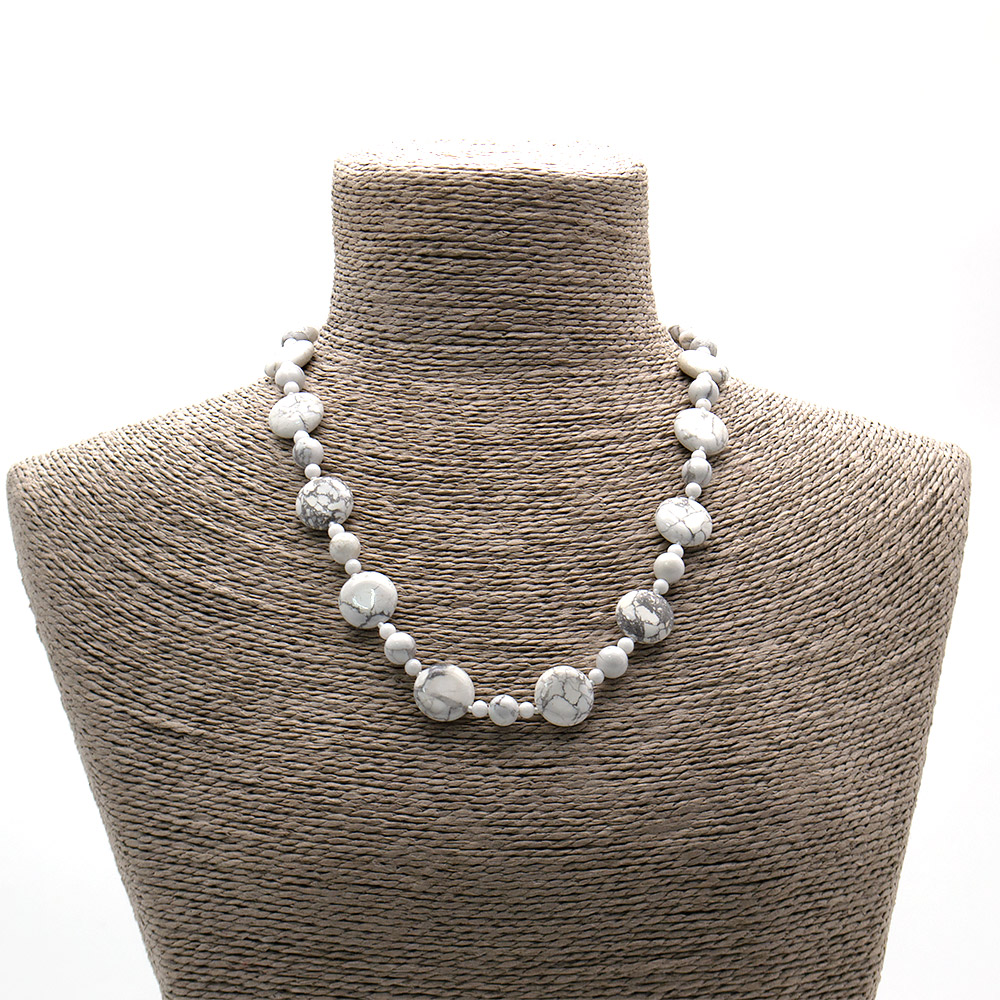 Фото товара бусы из кахолонга таблетка круглая 16 мм