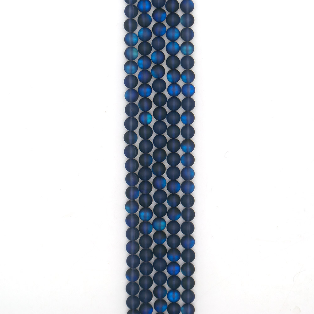 Фото товара опал синтетический цвет серо-синий 10 мм