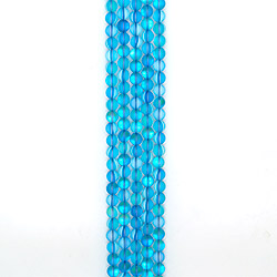 Опал синтетический цвет голубой 10 мм