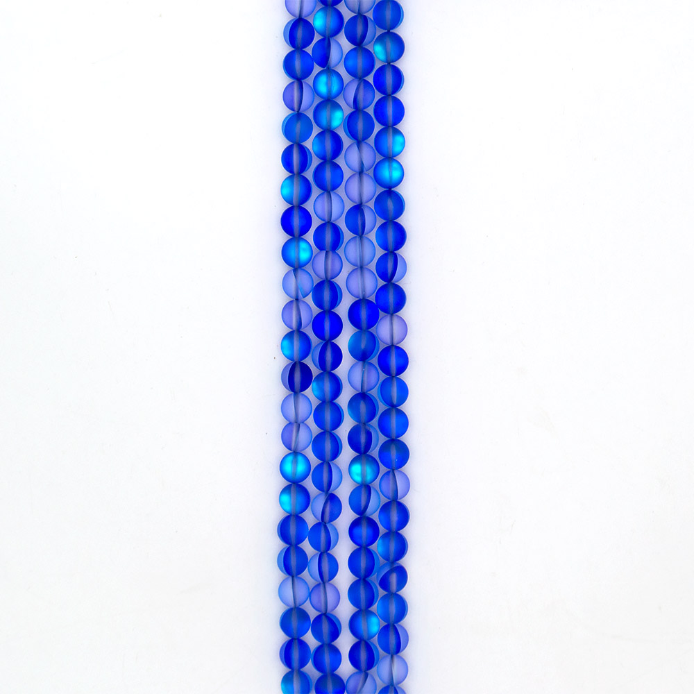 Фото товара опал синтетический цвет синий шар 10 мм