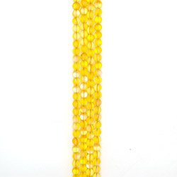 Опал синтетический цвет желтый 10 мм