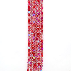 Опал синтетический цвет красный 8 мм