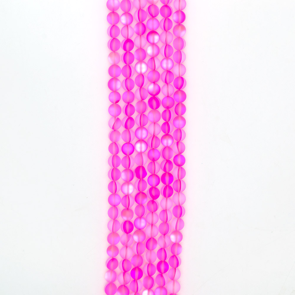 Фото товара опал синтетический цвет розовый шар 10 мм