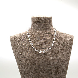 Бусы из горного хрусталя куб 8*8 мм