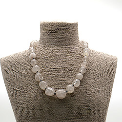 Бусы из карца галтовка круглая