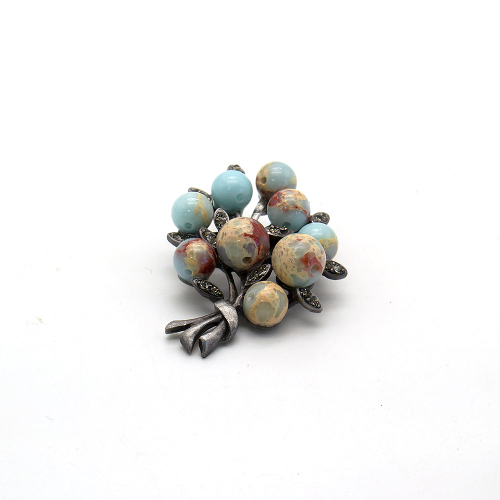 Фото товара брошь "букет 9 шариков" варисцит а0429