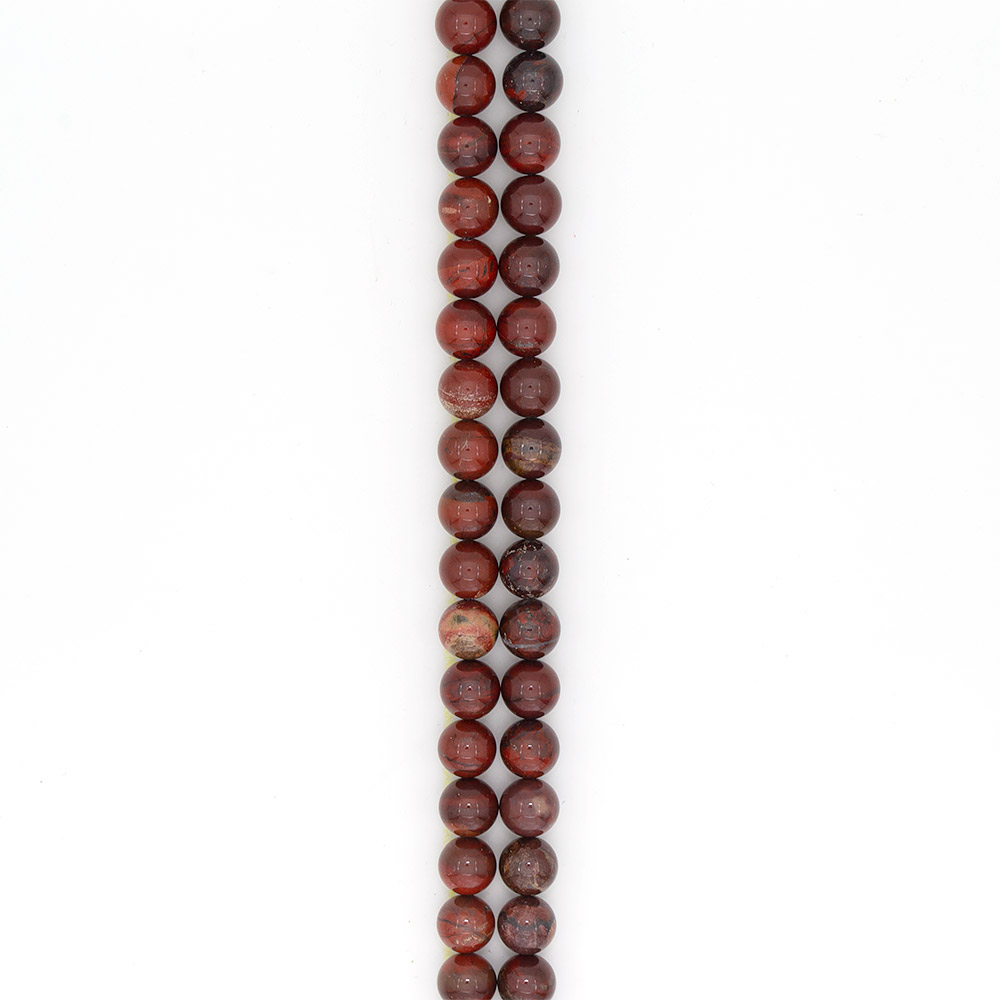 Фото товара яшма красная темная 14 мм