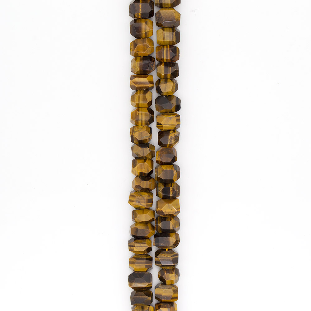 Фото товара тигровый глаз галтовка рондоль грань