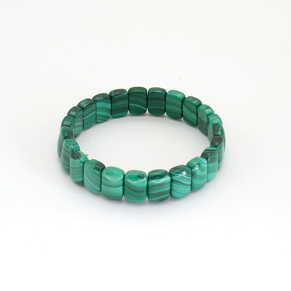 Фото товара браслет из малахита сегмент овал 12*8 мм